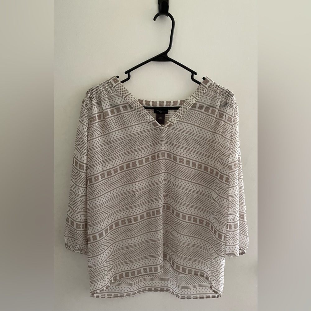 Ann Taylor Boho Peasant Blouse